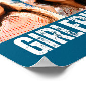 I Love My Girlfriend Photo Funny Boyfriend Gift ポスター (角)