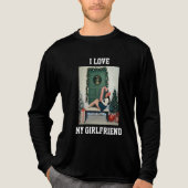 I Love My Girlfriend Photo Long Sleeve Shirt トライブレンドＴシャツ (正面)