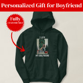 I Love My Girlfriend Photo Pullover Hoodie パーカ