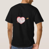 I Love my Girlfriend Tシャツ (裏面)