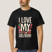 I Love my Girlfriend Tシャツ (正面)