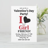 I Love My Girlfriend Valentine Party 招待状 (スタンド正面)