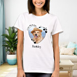 I Love My Golden Retriever Dogハートペットフォト Tシャツ<br><div class="desc">この最高のゴールデンレトリバーのペットの写真の犬の恋人のシャツと一緒に行くカスタム所であなたの友人を連れて行きなさい！犬の愛人、犬の母と犬のパパ!私は私の犬を愛するおもしろい、このシャツの引用文"私は私の黄金を愛する"レトリバー。あなたの犬の写真と名前お気に入りのでパーソナライズ。COPYRIGHT © 2022 Judy Burrows,  Black Dog Art - All Rights Reserved.COPYRIGHT © 2022 Judy Burrows,  Black Dog Art - All Rights Reserved.私は私のゴールデンレトリバー犬のハートペット写真Tシャツが大好き</div>
