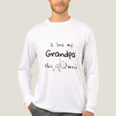 I love my grandpa typography named graphic  トライブレンドＴシャツ (正面)
