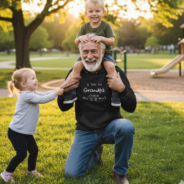 I love my grandpa typography named graphic  hoodie パーカ