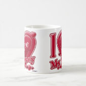 I Love My Honey Red -ハート コーヒーマグカップ (中央)