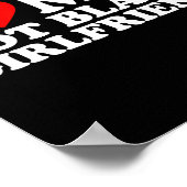 I Love My Hot Black Girlfriend  ポスター (角)