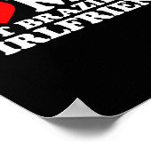 I Love My Hot Brazilian Girlfriend ポスター (角)