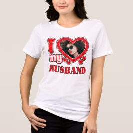 I Love My Husband Personalized トライブレンドＴシャツ