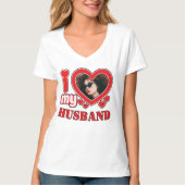 I Love My Husband Personalized Tシャツ (正面)