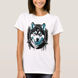 I LOVE MY HUSKY Tシャツ