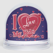 I Love My Kids red -ハート (正面)