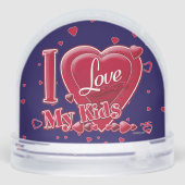 I Love My Kids red -ハート (裏面)