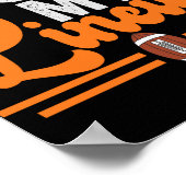 I love my Lineup Funny Fantasy Football Lovers ポスター (角)