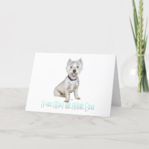 I Love My Little White Dog - ウェストハイランドホワイトテリア カード