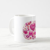 I love my mom コーヒーマグカップ (正面左)