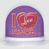 I Love My Mom red -ハート (正面)