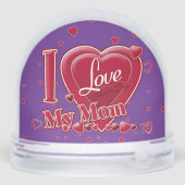 I Love My Mom red -ハート (裏面)