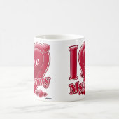 I Love My Mommy Red -ハート コーヒーマグカップ (中央)