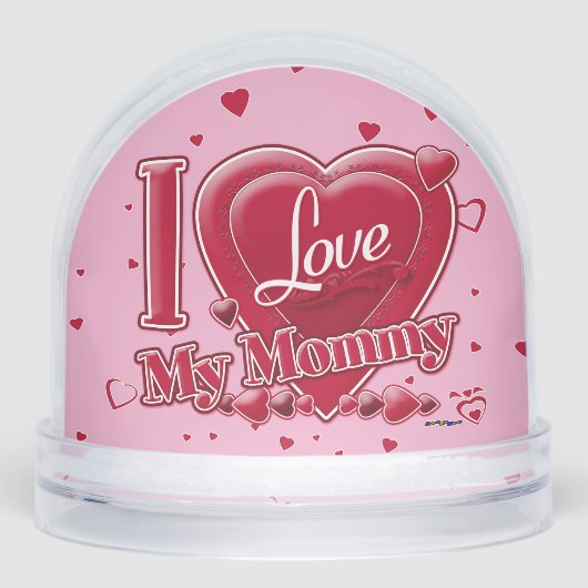 I Love My Mommy red - hearts (正面)