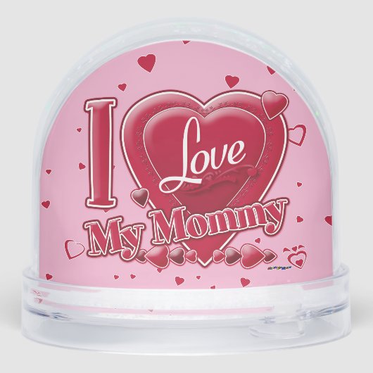 I Love My Mommy red - hearts (裏面)