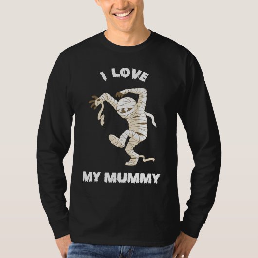 I Love my Mummy Halloween 2021 Tシャツ (正面)