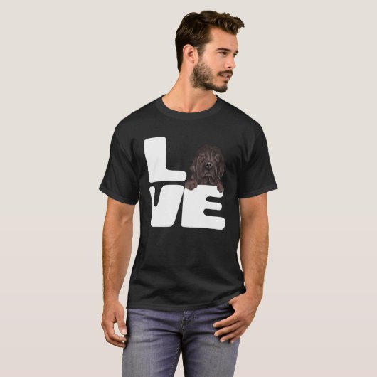 I Love My Newfoundland Dog Tシャツ (正面フル)