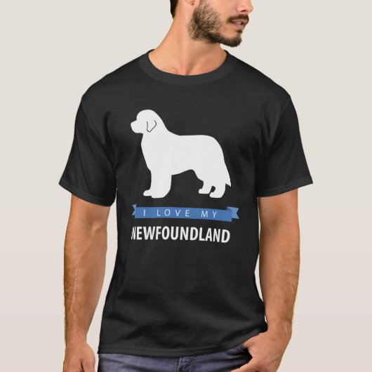 I Love My Newfoundland Tシャツ (正面)