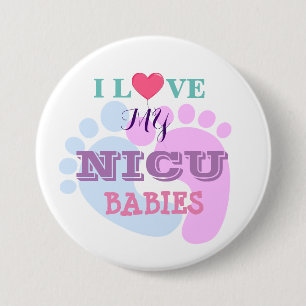 I Love My NICUベビーボタン 缶バッジ