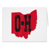 I Love My Ohio Home Script Ohio Buckie州 (正面横)