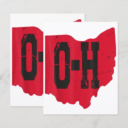 I Love My Ohio Home Script Ohio Buckie州 (正面/裏面)