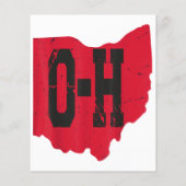 I Love My Ohio Home Script Ohio Buckie州 (裏面)