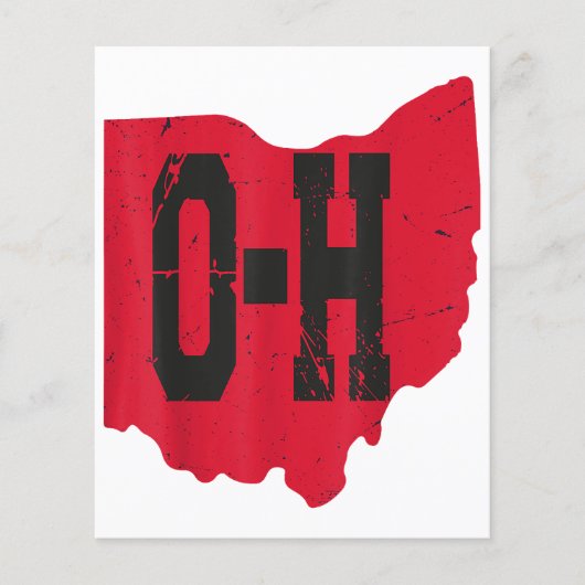 I Love My Ohio Home Script Ohio Buckie州 (正面)