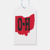 I Love My Ohio Home Script Ohio Buckie州 ギフトタグ (裏面)
