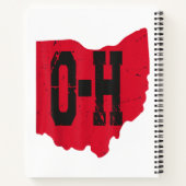 I Love My Ohio Home Script Ohio Buckie州 ノートブック (裏面)