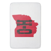 I Love My Ohio Home Script Ohio Buckie州 バスマット (正面縦)