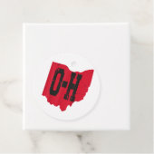 I Love My Ohio Home Script Ohio Buckie州 フェイバータグ (インサイチュ)