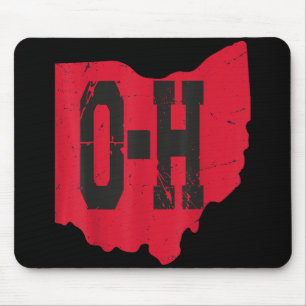 I Love My Ohio Home Script Ohio Buckie州 マウスパッド
