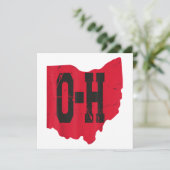I Love My Ohio Home Script Ohio Buckie州 招待状 (スタンド正面)