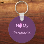 I Love My Paramedic キーホルダー (正面)