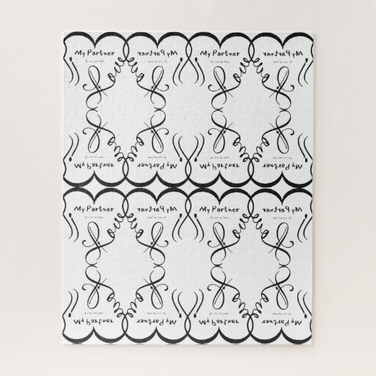 I love my partner • You are my home ジグソーパズル (縦)