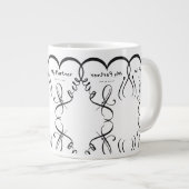 I love my partner • You are my home ジャンボコーヒーマグカップ (正面右)