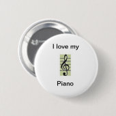 I love my, Piano 缶バッジ (正面&裏面)