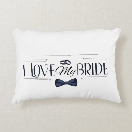 I Love My Pillow アクセントクッション (正面)
