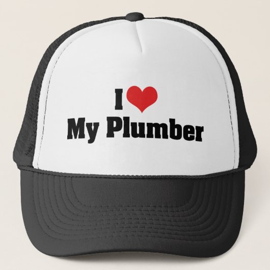 I Love My Plumber キャップ (正面)