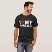 I Love My Pookie Bear/Red HotハートMy Pookie Bear Tシャツ (正面フル)