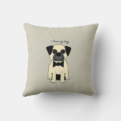 I Love My Pug クッション (裏面)