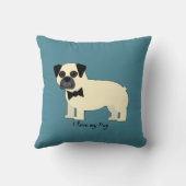 I love my Pug クッション (裏面)