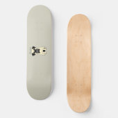 I Love My Pug スケートボード (正面)