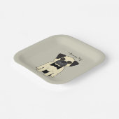 I Love My Pug ペーパープレート (傾斜あり)